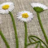 RSN A Year in Flowers:  April - Daisy Embroidery Kit by Natalie Rowe