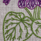 RSN A Year in Flowers:  February - Violet Embroidery Kit by Natalie Rowe