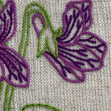 RSN A Year in Flowers:  February - Violet Embroidery Kit by Natalie Rowe