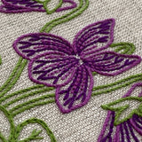 RSN A Year in Flowers:  February - Violet Embroidery Kit by Natalie Rowe