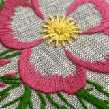 RSN A Year in Flowers: June - Rose Embroidery Kit by Natalie Rowe