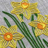 RSN A Year in Flowers:  March - Daffodil Embroidery Kit by Natalie Rowe