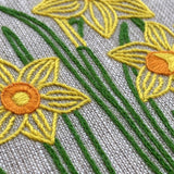 RSN A Year in Flowers:  March - Daffodil Embroidery Kit by Natalie Rowe