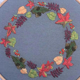 Autumn Wreath Embroidery Kit by Sarah Smith