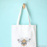 Beginner Bee Tote Bag Embroidery Kit