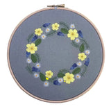Spring Wreath Embroidery Kit by Sarah Smith