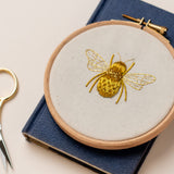 Goldwork Bee Embroidery Kit By Hattie McGill