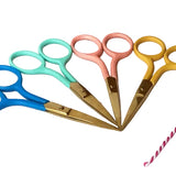 Colourful Embroidery Scissors by Chasing Threads