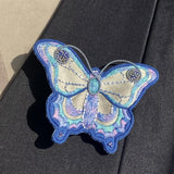 RSN Embroidery Studio: Early Art Nouveau Butterfly Brooch Embroidery Kit