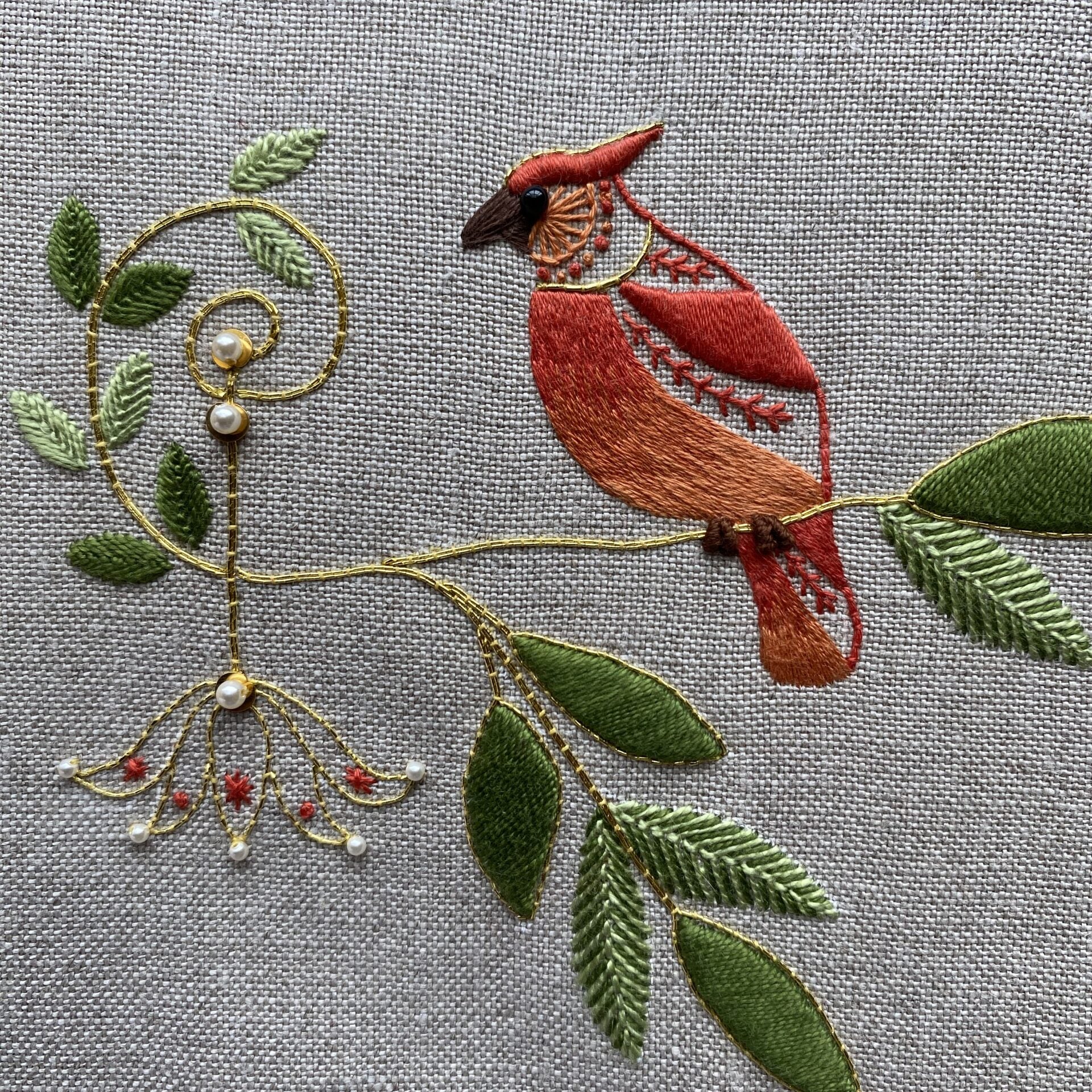 RSN Exclusive: Enchanted Firefinch Embroidery Kit