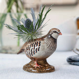 Partridge Bud Vase