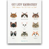 Cat Lady Embroidery Book