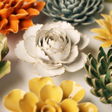 Ceramic Flower Wall/Table Decoration
