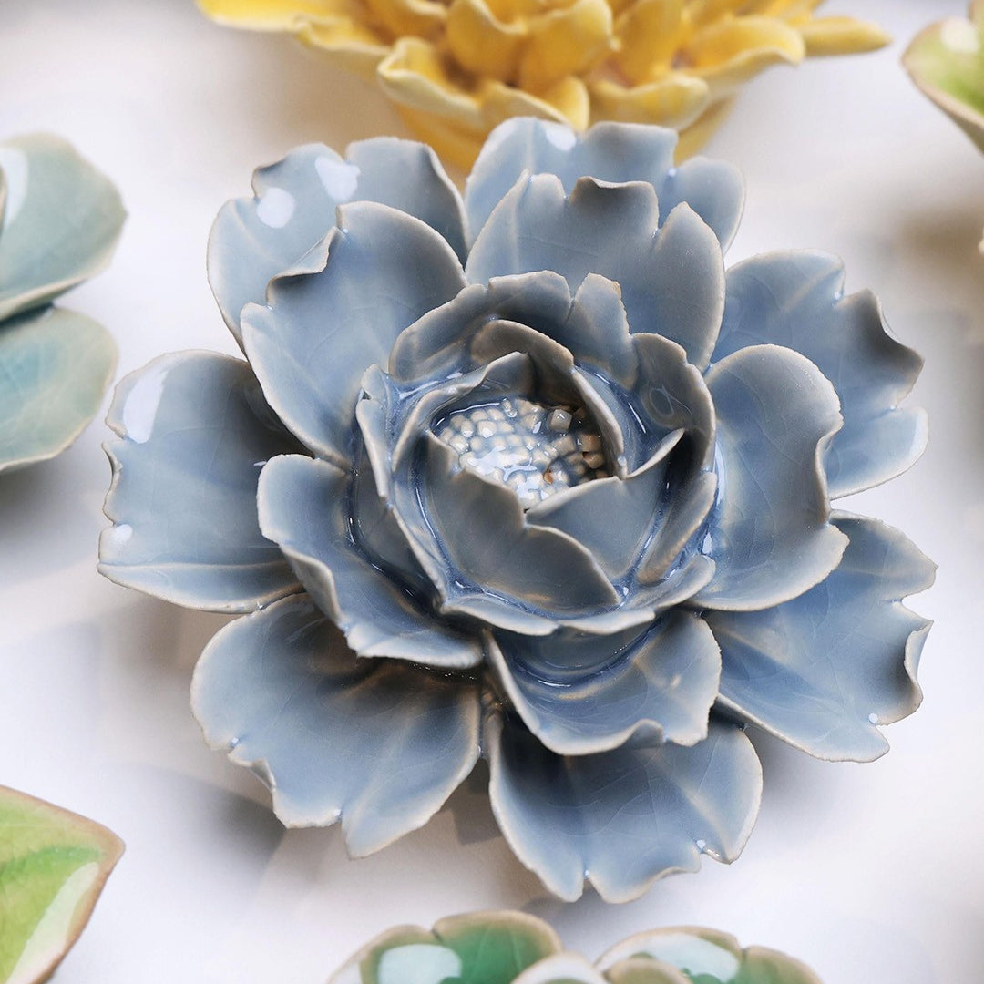 Ceramic Flower Wall/Table Decoration