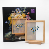 ‘Blue Pansy’  Long &amp; Short Stitch Silk Embroidery Kit