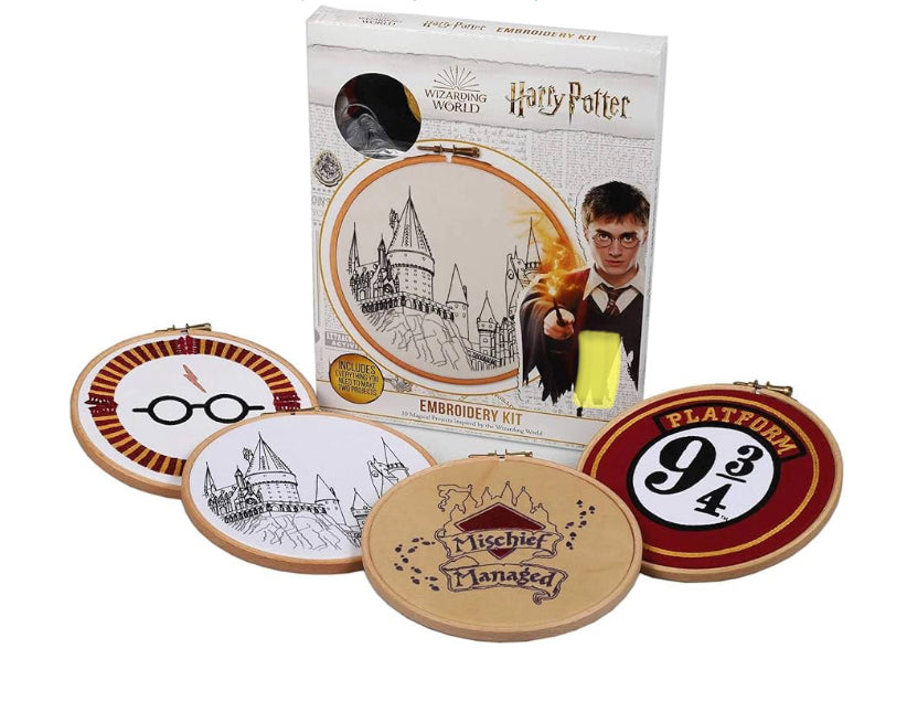 Harry Potter Embroidery Kit by Deborah Wilding