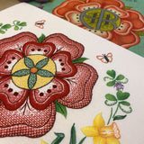 RSN Studio: The Nation's Garden Embroidery Kit - Flower Emblems from the United Kingdom