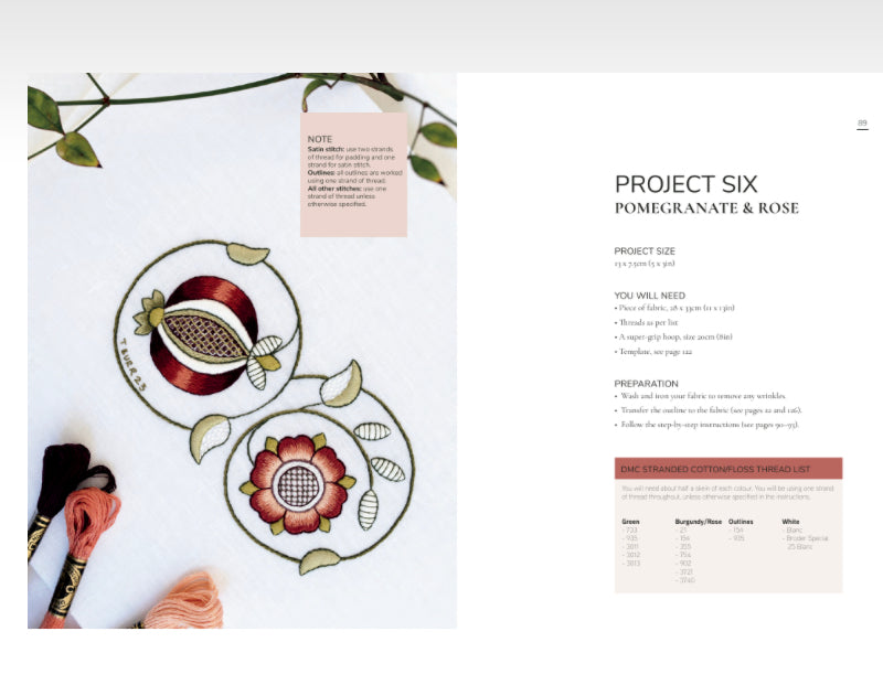 An Introduction to Whitework Embroidery with Colour