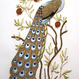Vain Jackdaw by Walter Crane in Couture Embroidery