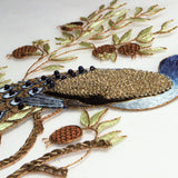 Vain Jackdaw by Walter Crane in Couture Embroidery
