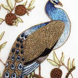 Vain Jackdaw by Walter Crane in Couture Embroidery
