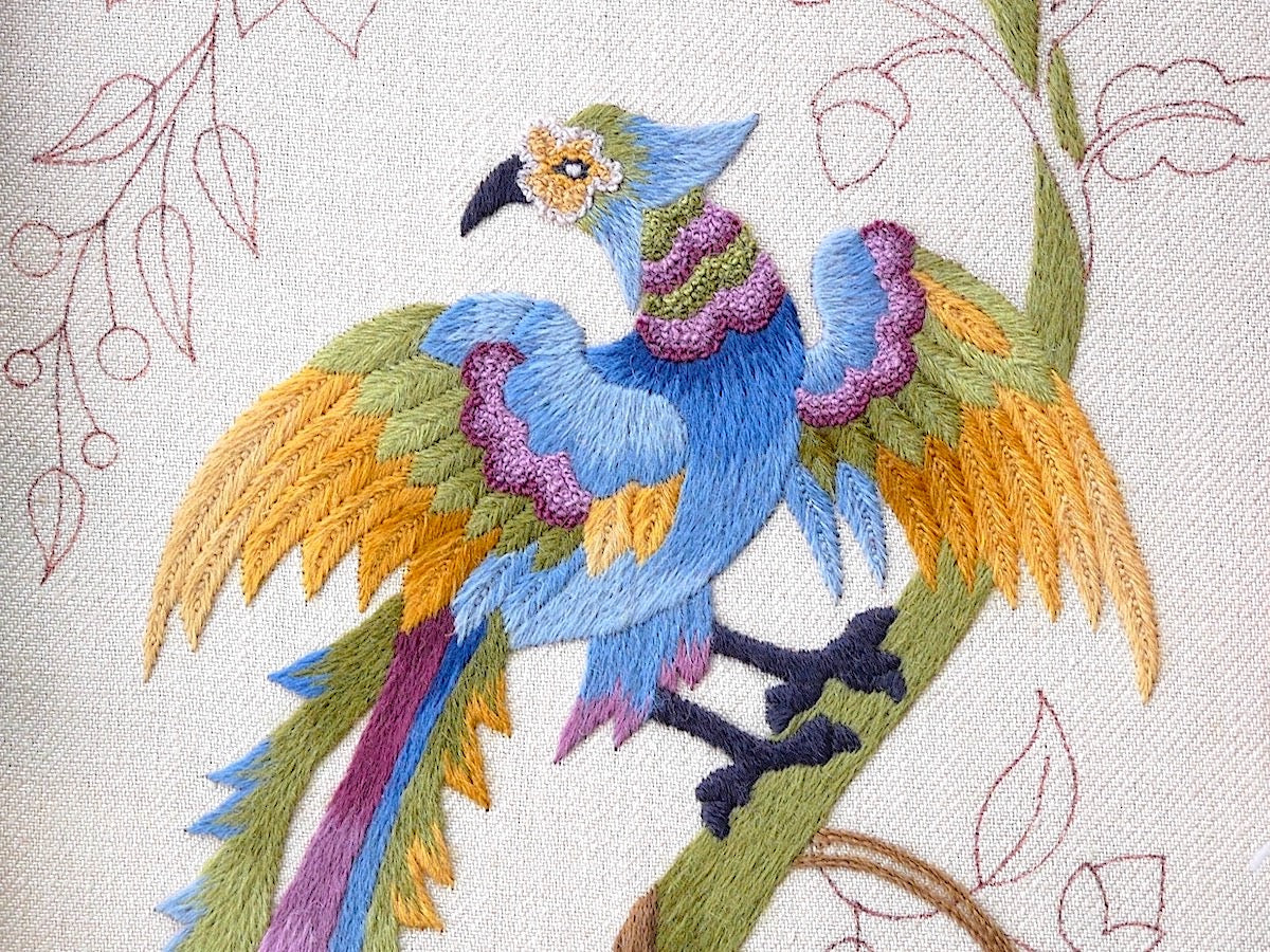 RSN Studio: Fancy Pheasant Crewelwork