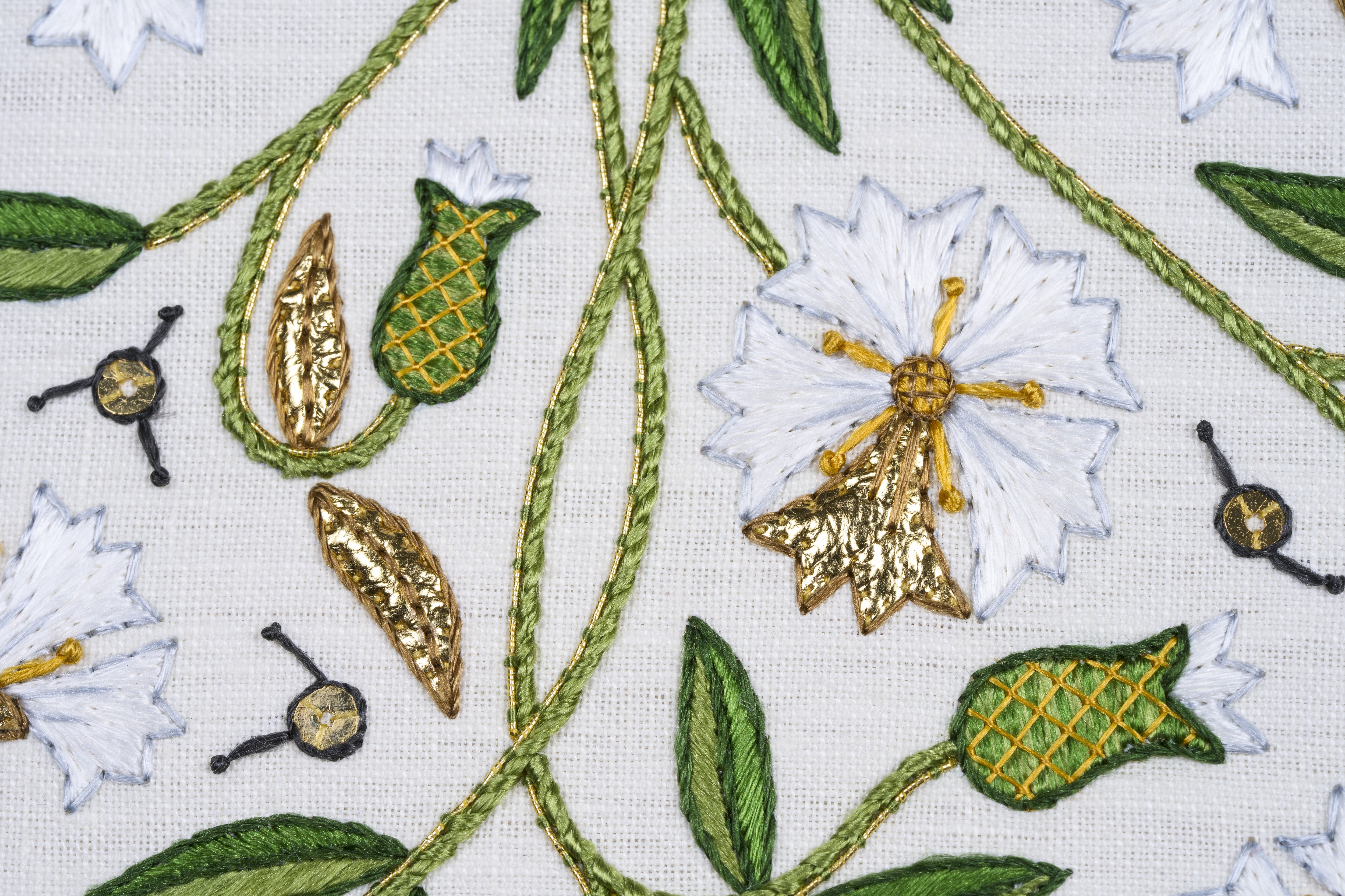 Illuminated Medieval Cornflower with Jess Ingram