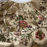 Gold and Silk Shaded Flower inspired by an 18th century embroidered dress at Mapperton House