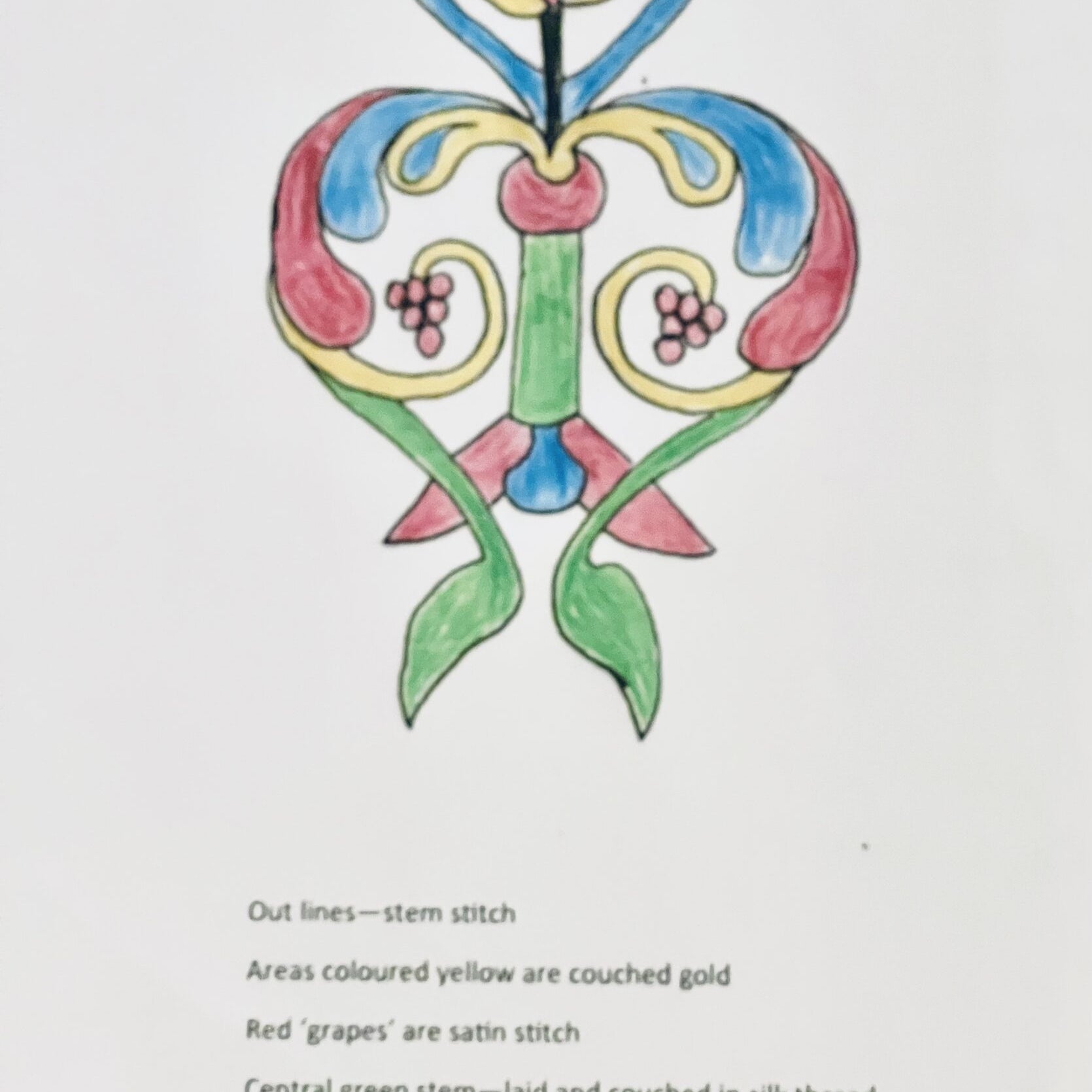 Historical Collection : The Vespasian Psalter Flower Embroidery Kit