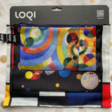 Set of Three Zipped Pouches by Loqi
