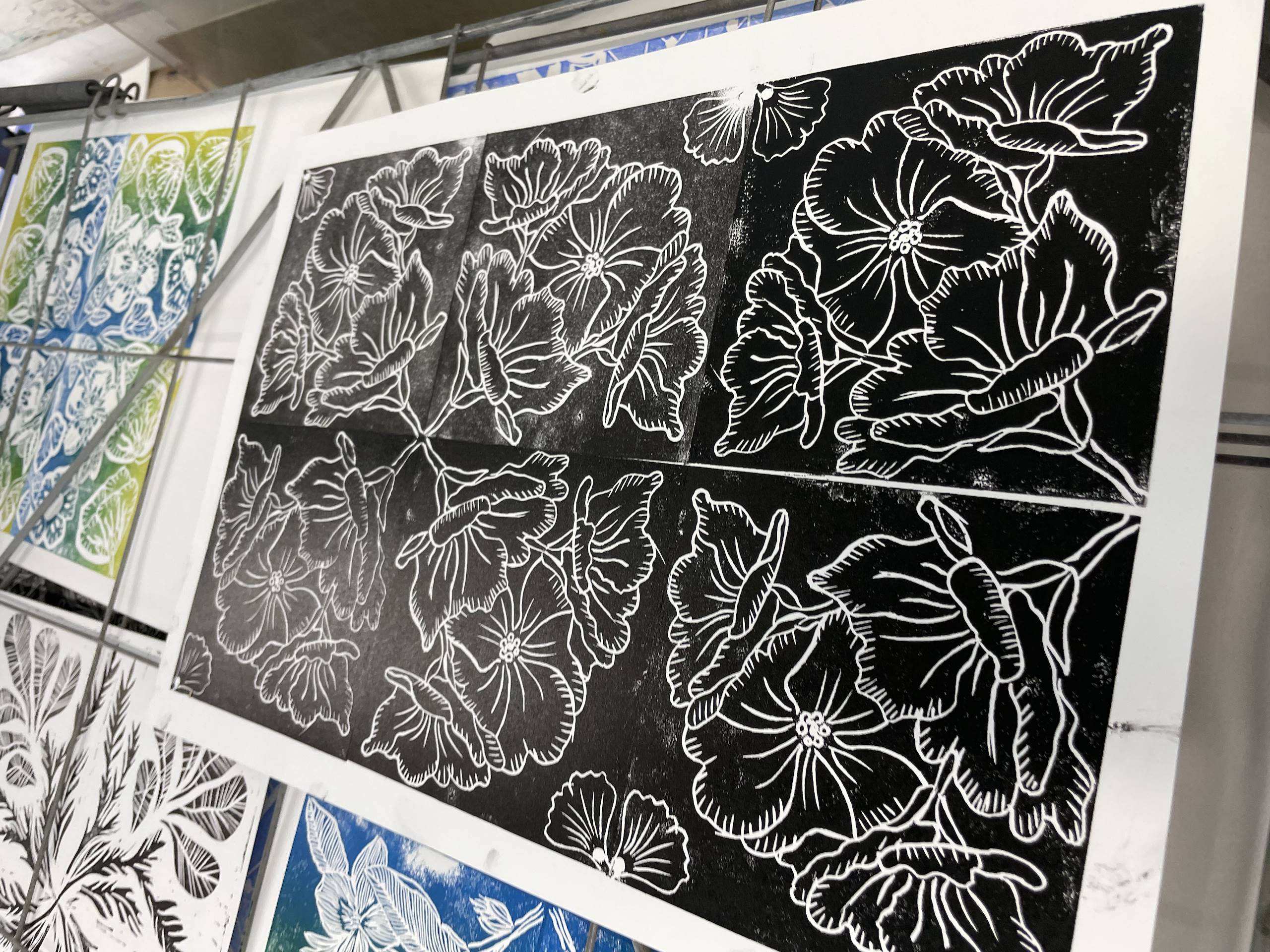 Lino Printing with Harriet Popham