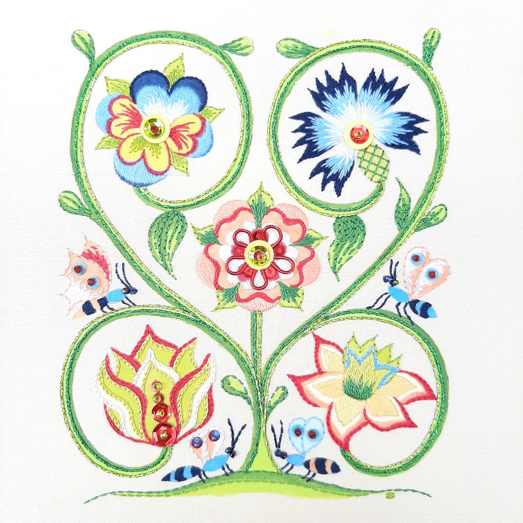 Floral embroidery