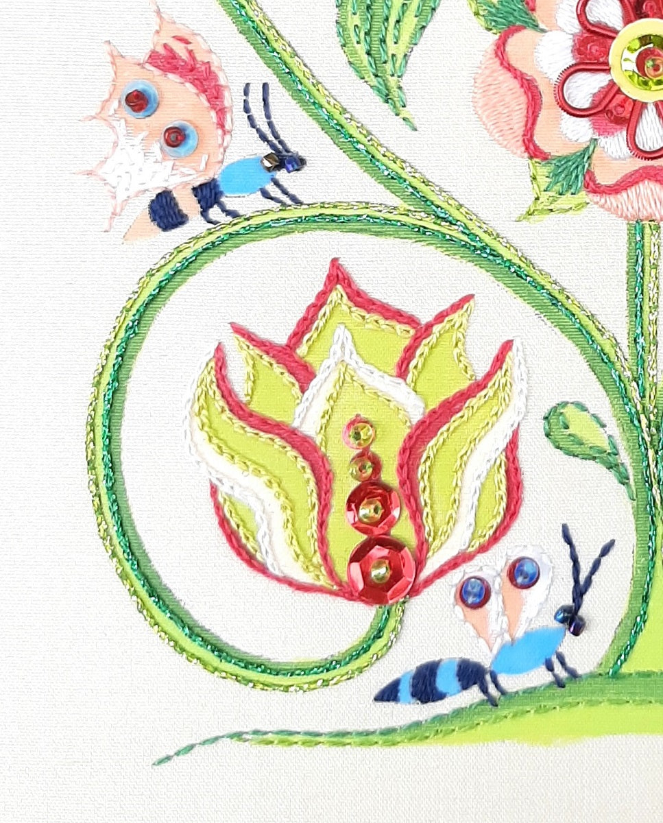 Floral embroidery