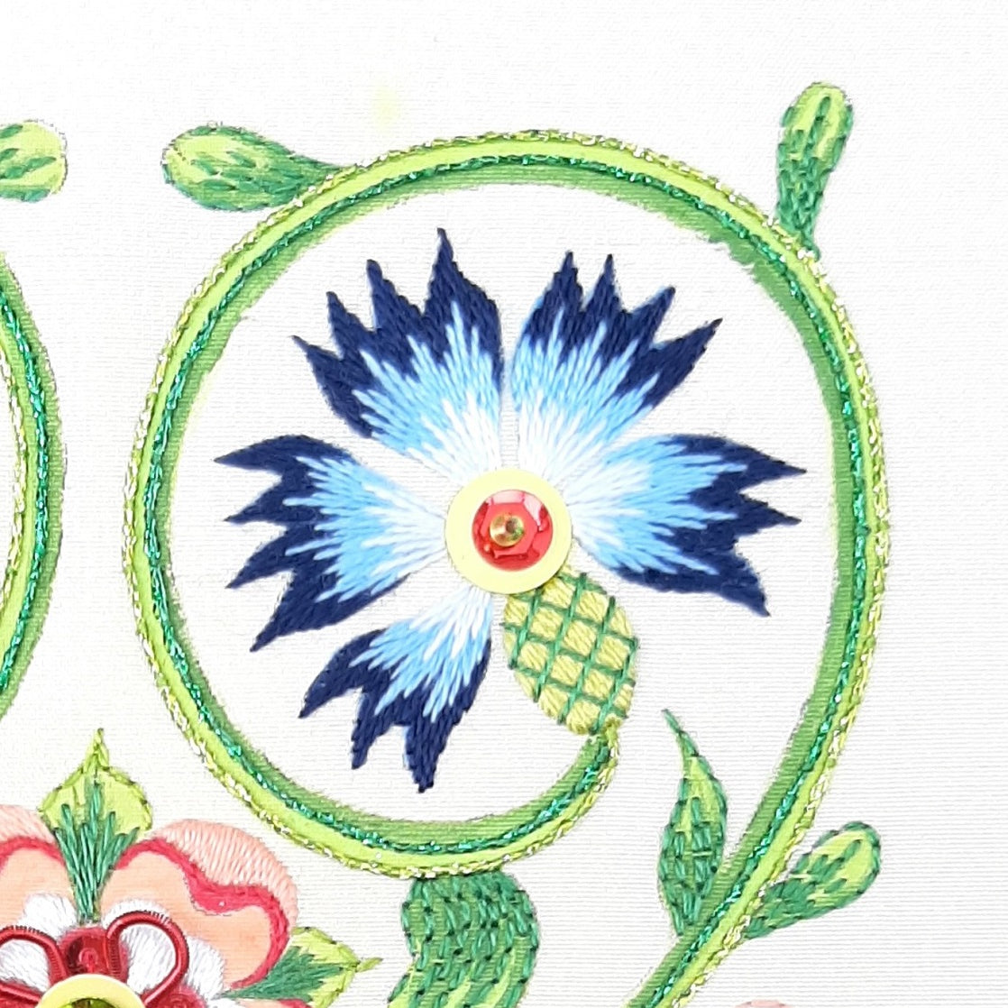 Floral embroidery