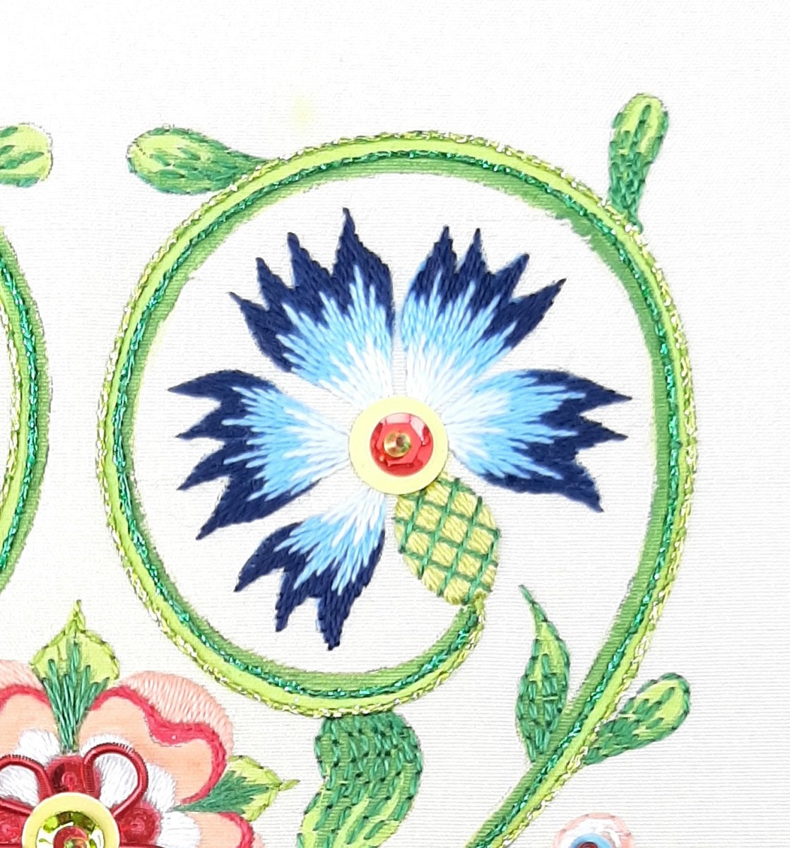 Floral embroidery