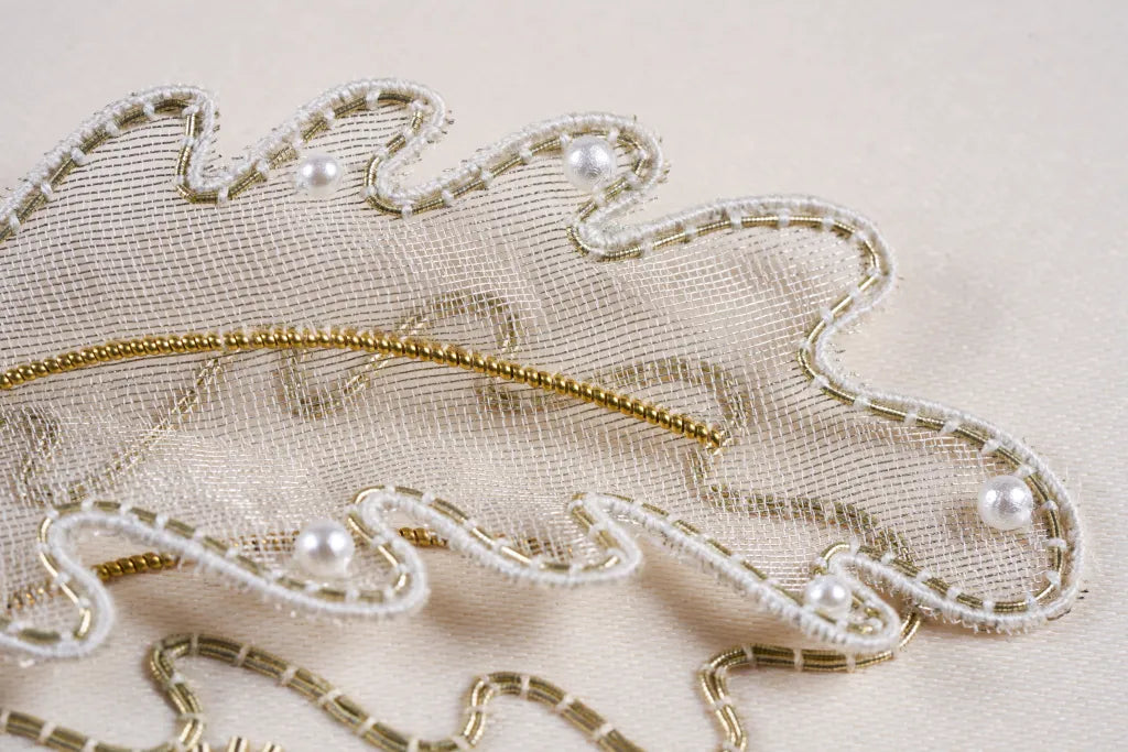 Abstract Botanicals in Goldwork and Raised Work