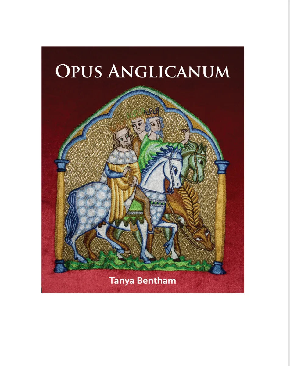 Opus Anglicanum book cover. By Tanya Bentham