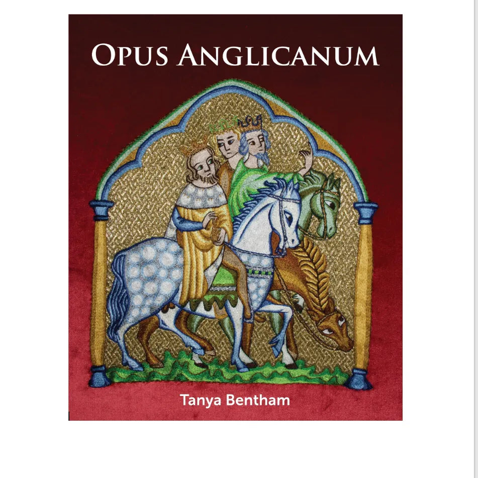 Opus Anglicanum book cover. By Tanya Bentham