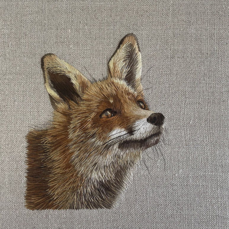 Fox Greeting Card with envelope by Sue Kim