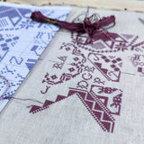 RSN Studio: 1783 Quaker Sampler, Counted Cross Stitch Embroidery Kit