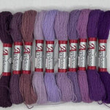 Appletons Purple Inspiration Crewel 2 ply range