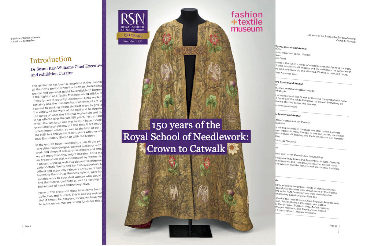 150 Years of the Royal School of Needlework: Crown to Catwalk Exhibition Catalogue