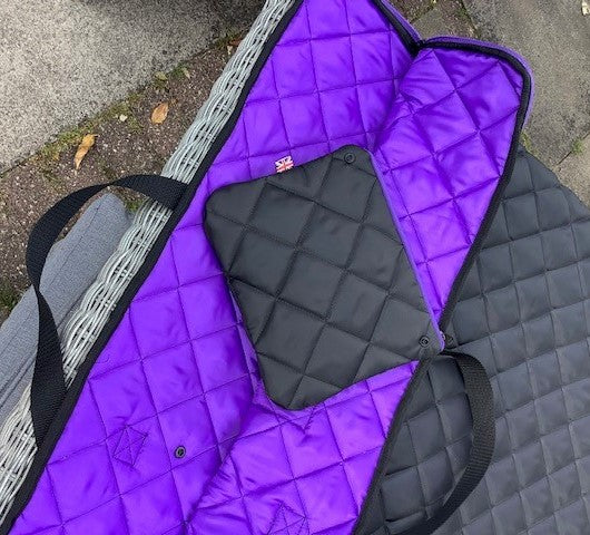 Back in Stock-  Quilted Slate Frame and Tote Bags