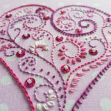 Mindful Embroidery: Beginners Rustic Heart Embroidery Kit