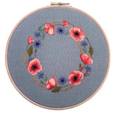 Summer Wreath Embroidery Kit by Sarah Smith