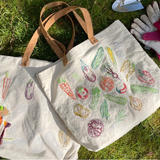 Stitch Your Vegetables Tote Bag