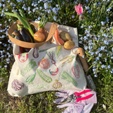 Stitch Your Vegetables Tote Bag