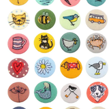 Poppy Treffry Pretty Embroidered Badges