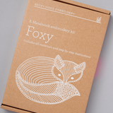 Metal Thread Fox Embroidery Kit