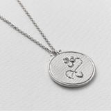 Alex Monroe Silver Embroidery Hoop Necklace